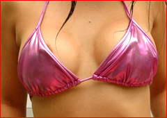 Asian teen in bikini